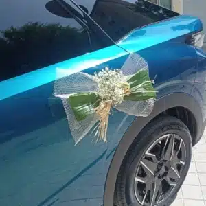 Flores para coche boda 11