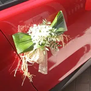 Flores para coche boda 2