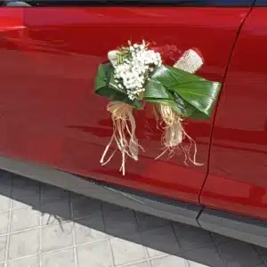 Flores para coche boda 3