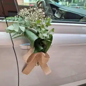 Flores para coche boda 6
