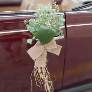 Flores para coche boda 8