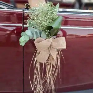 Flores para coche boda 9