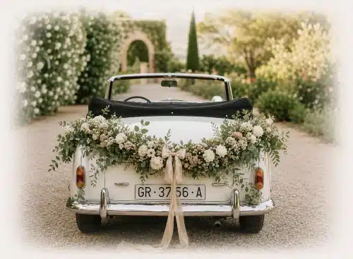 Flores para coches bodas