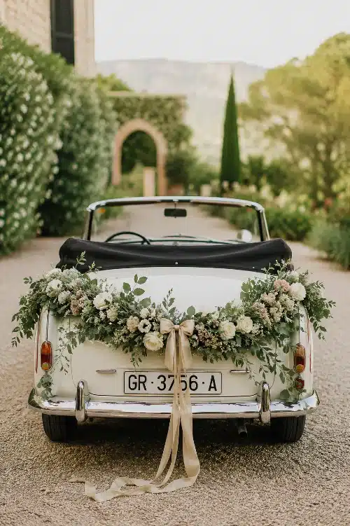 Flores para coches de boda granada